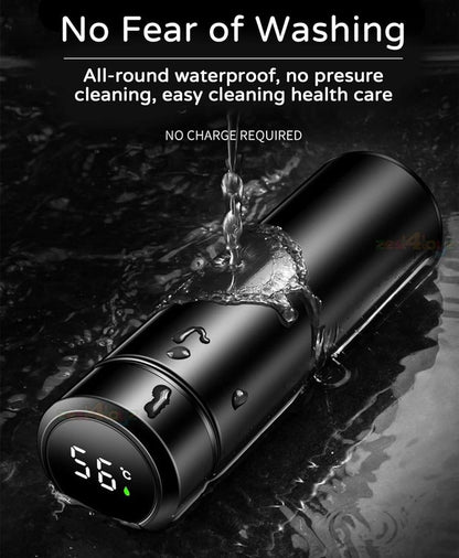 Stainless Steel Temperature Water Bottle Thermos, Double Wall Vacuum Intelligent Cup with LCD Smart Display (500 ML)